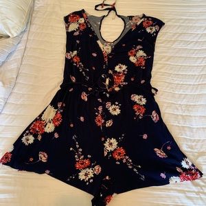Navy romper
